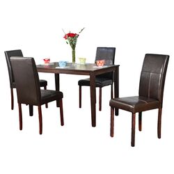 Bettega 5 Piece Dining Set in Espresso