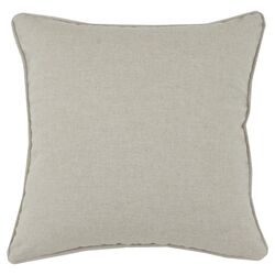 Square Corded Pillow in Linen