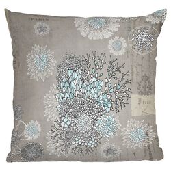 French Pillow in Light Grey & Blue