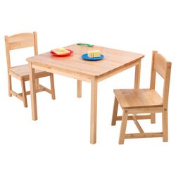 Aspen Kids 3 Piece Table & Chair Set in Natural