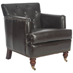 Grace Chair in Dark Cherry & Brown Grace Chair in Dark Cherry & Brown