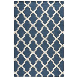 Cambridge Navy Lattice Rug