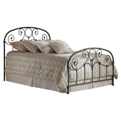 Grafton Metal Bed in Rusty Gold