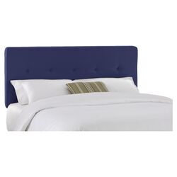 Button Tufted Headboard in Lazuli