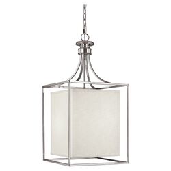 Midtown 2 Light Foyer Pendant I in Nickel