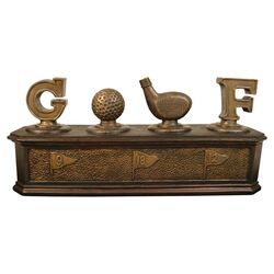 Golf Lovers' Box in Gold