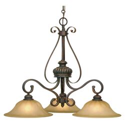 Jones 3 Light Chandelier in Bronze