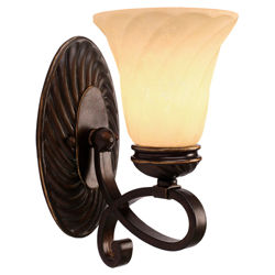 Southampton 1 Light Wall Sconce in Bronze