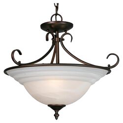 Chelsea 3 Light Pendant in Bronze