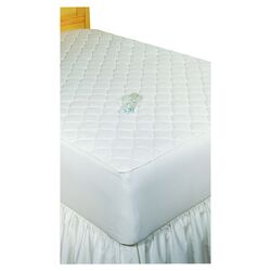 Quilted Waterproof Mattress Pad in White