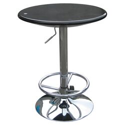 Luna Adjustable Pub Table in Black