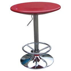 Luna Adjustable Pub Table in Red