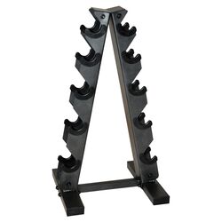 A Frame Dumbbell Rack in Black