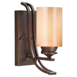 Laurie 1 Light Wall Sconce in Bronze