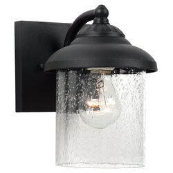 Lambert Hill Outdoor Wall Lantern in Black