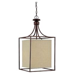 Midtown 2 Light Foyer Pendant II in Bronze