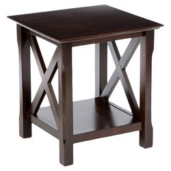 Xola End Table in Cappuccino