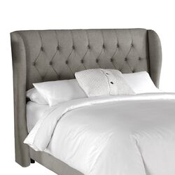 Ithaca Tufted Headboard in Gray