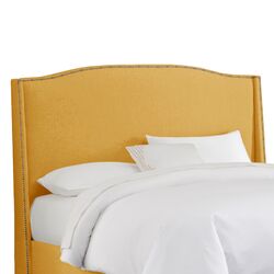 Thilia Wingback Headboard in Yellow