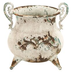 Antique Vase in Rusted White