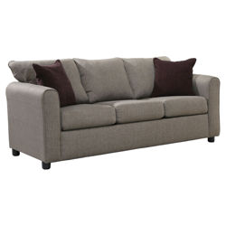 Queen Sleeper Sofa in Flyer Metal & Euphoria Queen Sleeper Sofa in Flyer Metal & Euphoria