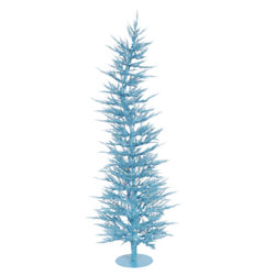 4' Pre-Lit Artificial Tree in Blue