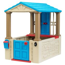 My First Playhouse in Blue & Taupe