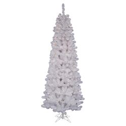 Lighted 6.5' Pencil Pine Christmas Tree in White