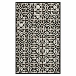 Four Seasons Black & Ivory Rug