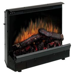 Standard Electric Fireplace Insert in Black