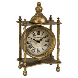 Claudette Clock in Gold