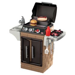 Get Out n' Grill Kitchen Set in Black & Brown