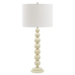 Jenna Table Lamp in White (Set of 2)