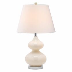 Eva Double Gourd Lamp in Pearl Grey (Set of 2)