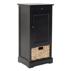 Randy Storage Unit in Distressed Black