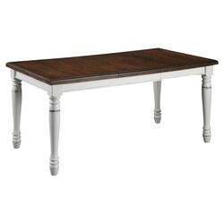 Monarch Dining Table in White & Oak