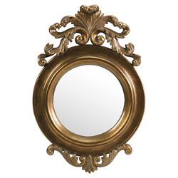 Harrison Mirror in Burnished Gold