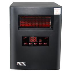 Heat Pro Infrared Cabinet Heater in Black