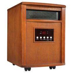 Dynamic Infrared Cabinet Heater in Dark Oak