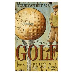 Enjoy Golf Vintage Sign