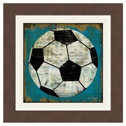 Pastimes of Yesteryear Soccer Ball Wall Art