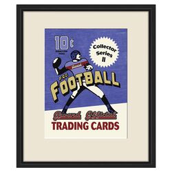 Pastimes of Yesteryear Football Trading Card Wall Art