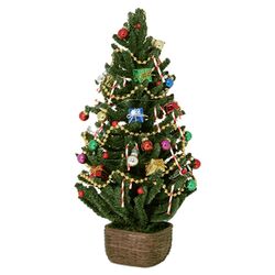 1.5' Prelit Decorated Artifical Tree