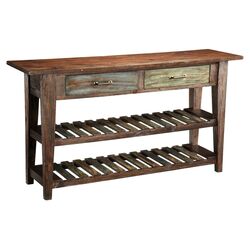 Courtland Console Table in Brown
