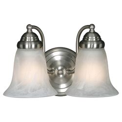 Arlington 2 Light Vanity Light in Pewter