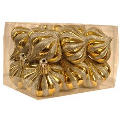 Onion Ornament in Gold & Silver (Set of 12)