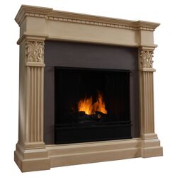 Gabrielle Gel Fuel Fireplace in Antique White