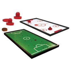 Double Sided Finger Soccer & Pusher Hockey Pool Table