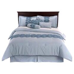 Andi 7 Piece Comforter Set in Blue