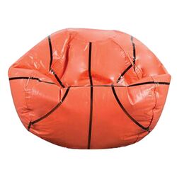 Child Basketball Bean Bag Chair in Orange